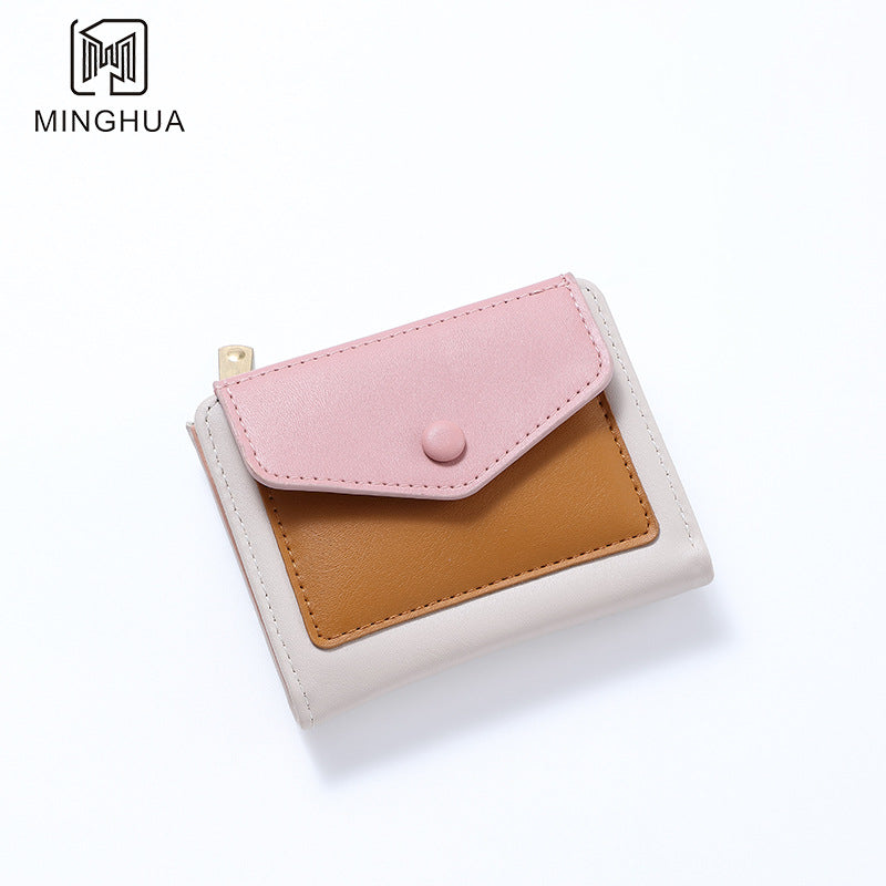 Short Fresh Simple Geometric Pattern Source Coin Purses