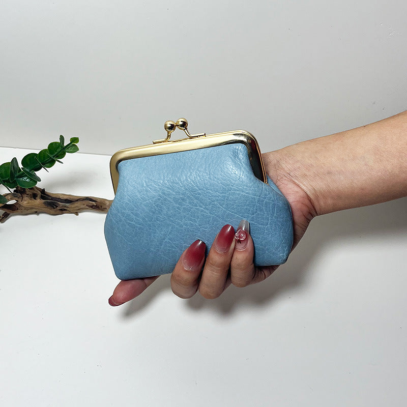 Women's Mini Retro Short Candy Color Pocket Coin Purses