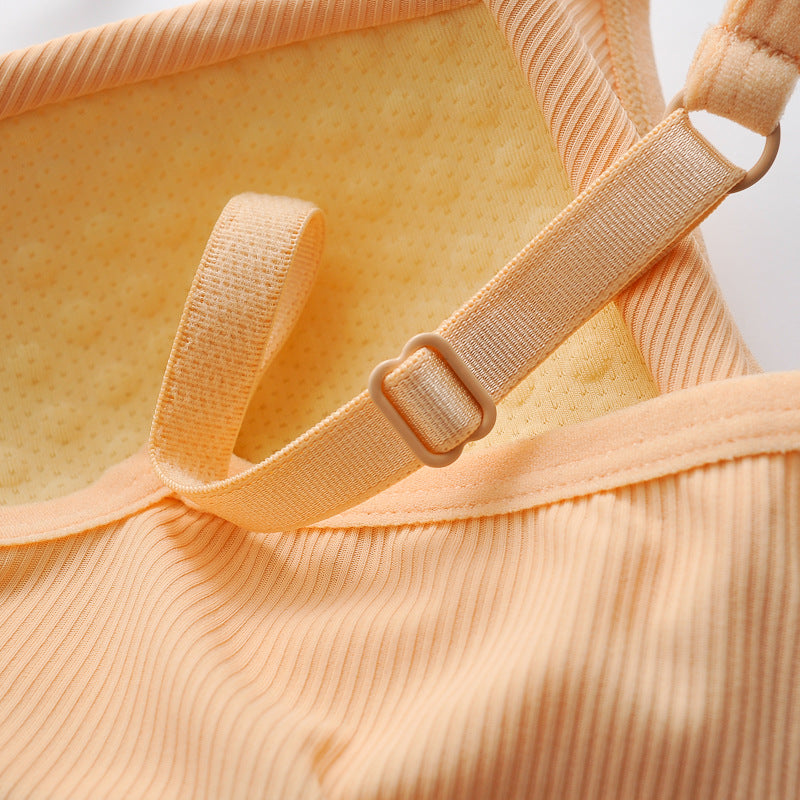 Cup Sling Beautiful Back Underwear Rib Ice Silk Tube Tanks Camis