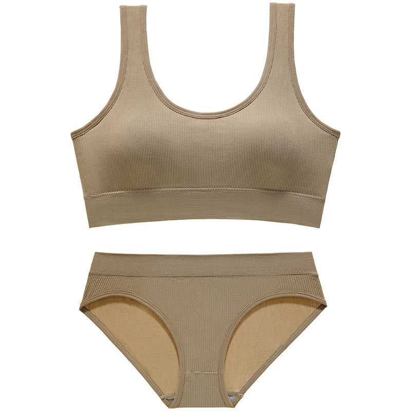 Women's Small Thin Wireless Push Up Sexy Lingerie Sets