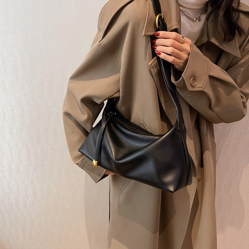 Women's Fashion Retro Dumpling Niche Texture Underarm Crossbody Bags