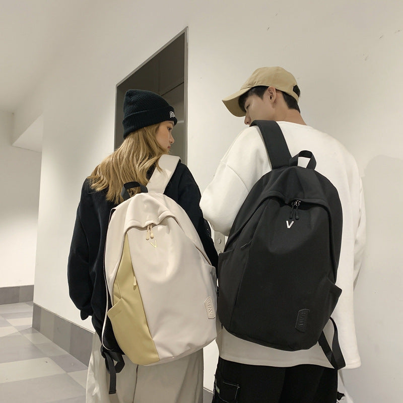 College Niche High Junior Style Simple Backpacks