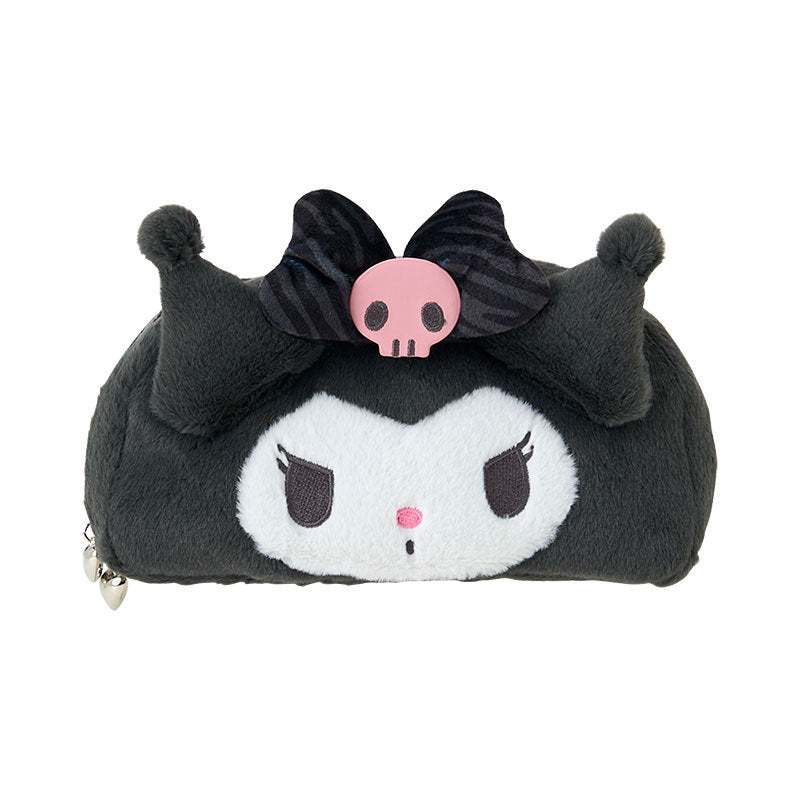 Cartoon Anime Head Type Clow Fluffy Leopard Pencil Bags