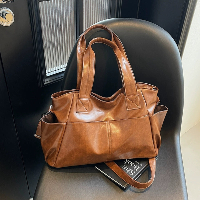 Lady Temperament Large Capacity Textured Fashion Women's Shoulder Bag