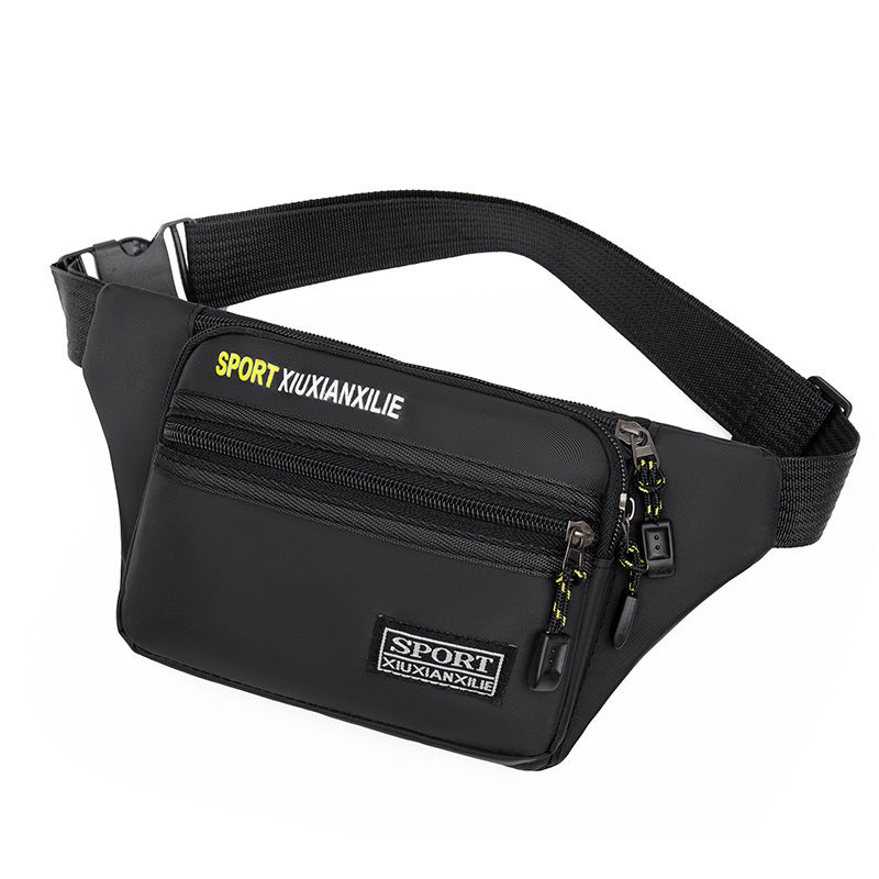 Men's Fitness Running Slanted Construction Site Working Men's Waist Packs