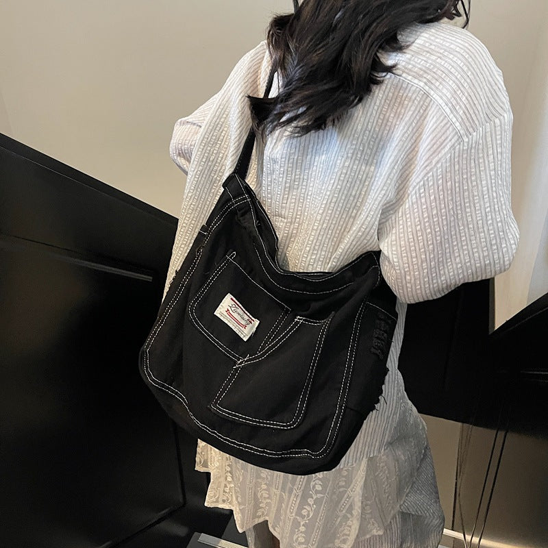 Elegant Women's Mori Canvas Large Capacity Bags