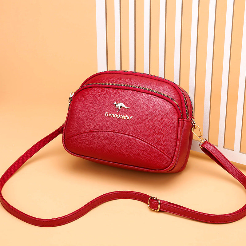 Cool Popular Women's Soft Leather Mobile Women's Messenger Bag