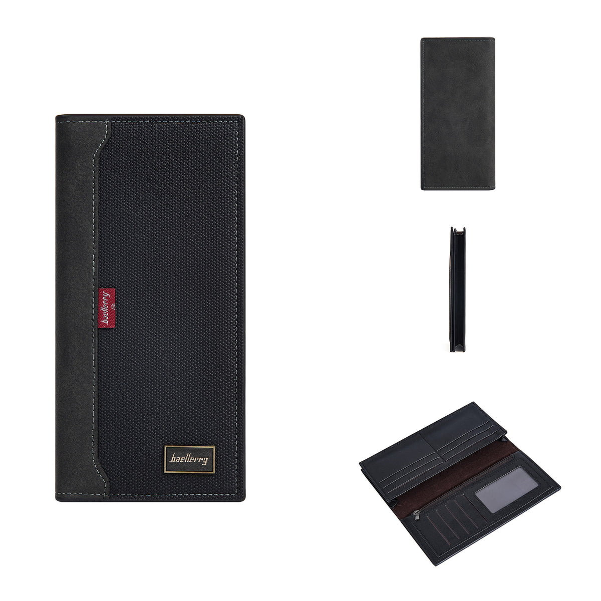 Men's Long Swiping Business Multi Slots Zipper Men's Wallet