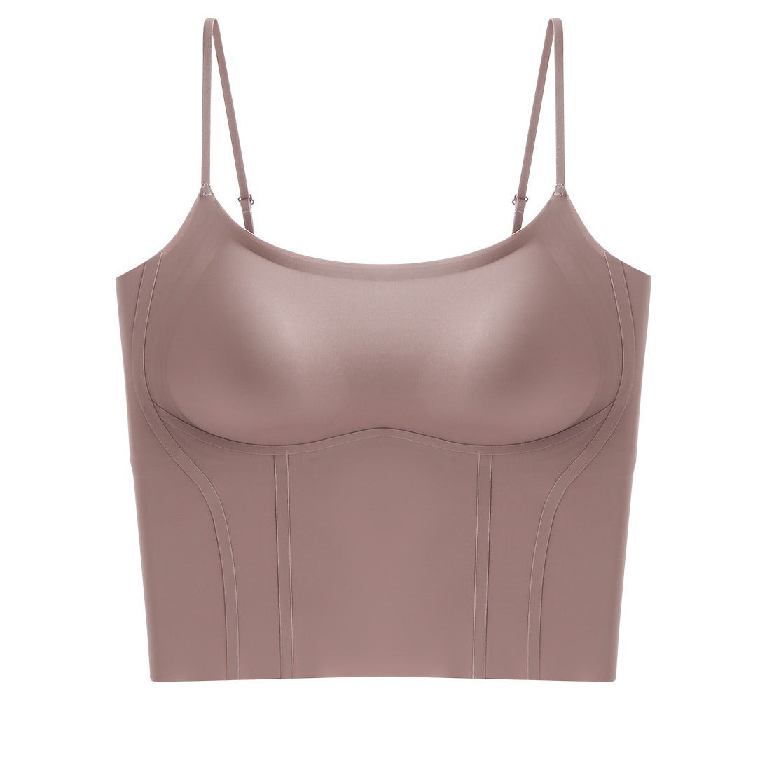 Vest Fixed Cup Backless Traceless Jelly Bras