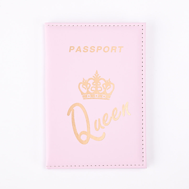 Plain Skin Feeling Passport Cover Ticket Card Holder