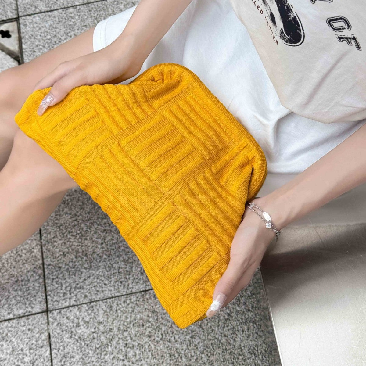 Style Large Capacity Everyday Joker Contrast Color Makeup Bag