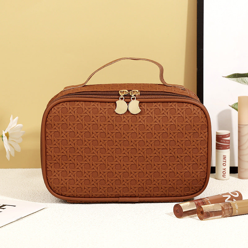 Women's Simple Portable High-grade Storage Waterproof Wash Makeup Bag