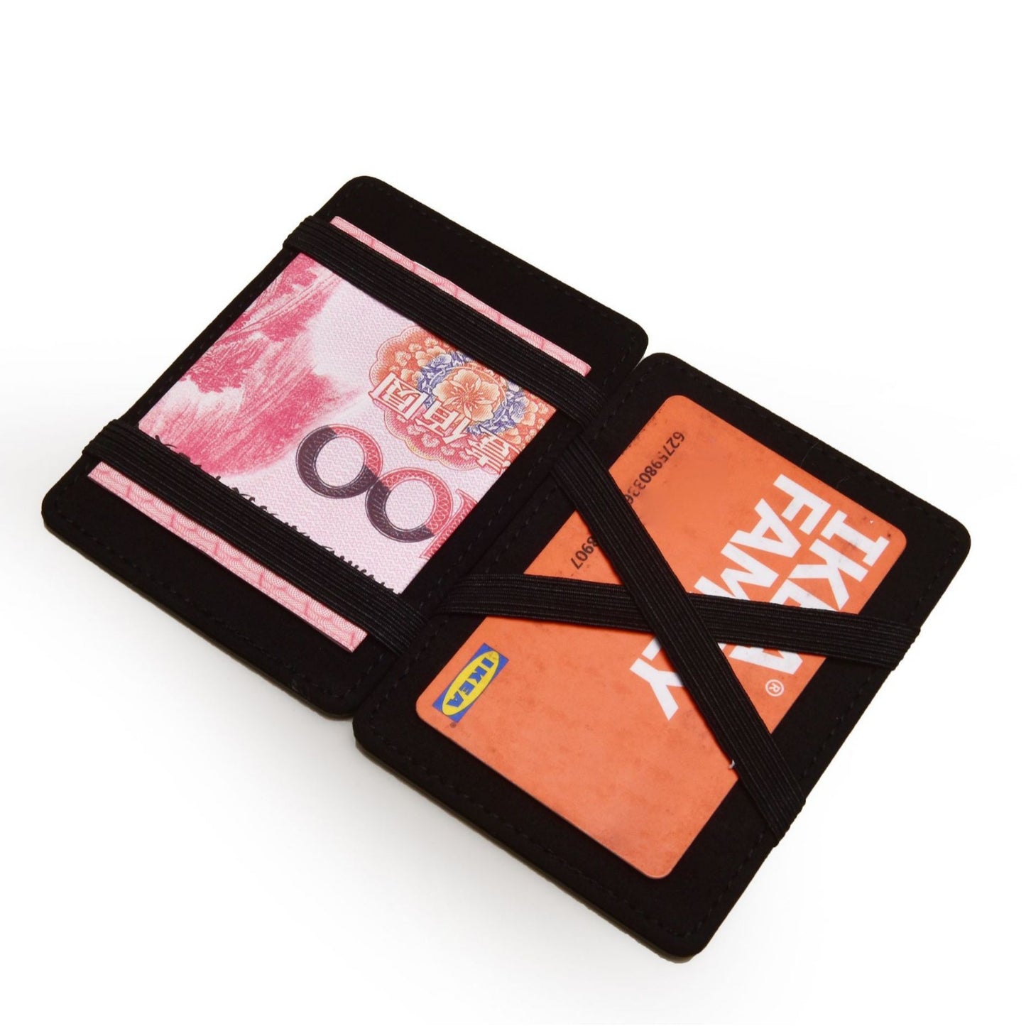 Men's Magic Business Clip Large Capacity Certificate Card Holder