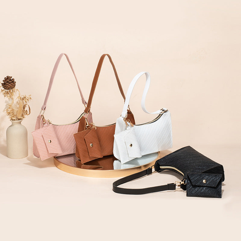 Women's Underarm Two-piece Set Korean Style Western Women's Shoulder Bag
