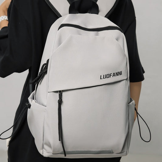 Men's Female College Trendy High Sense Portable Traveling Backpacks