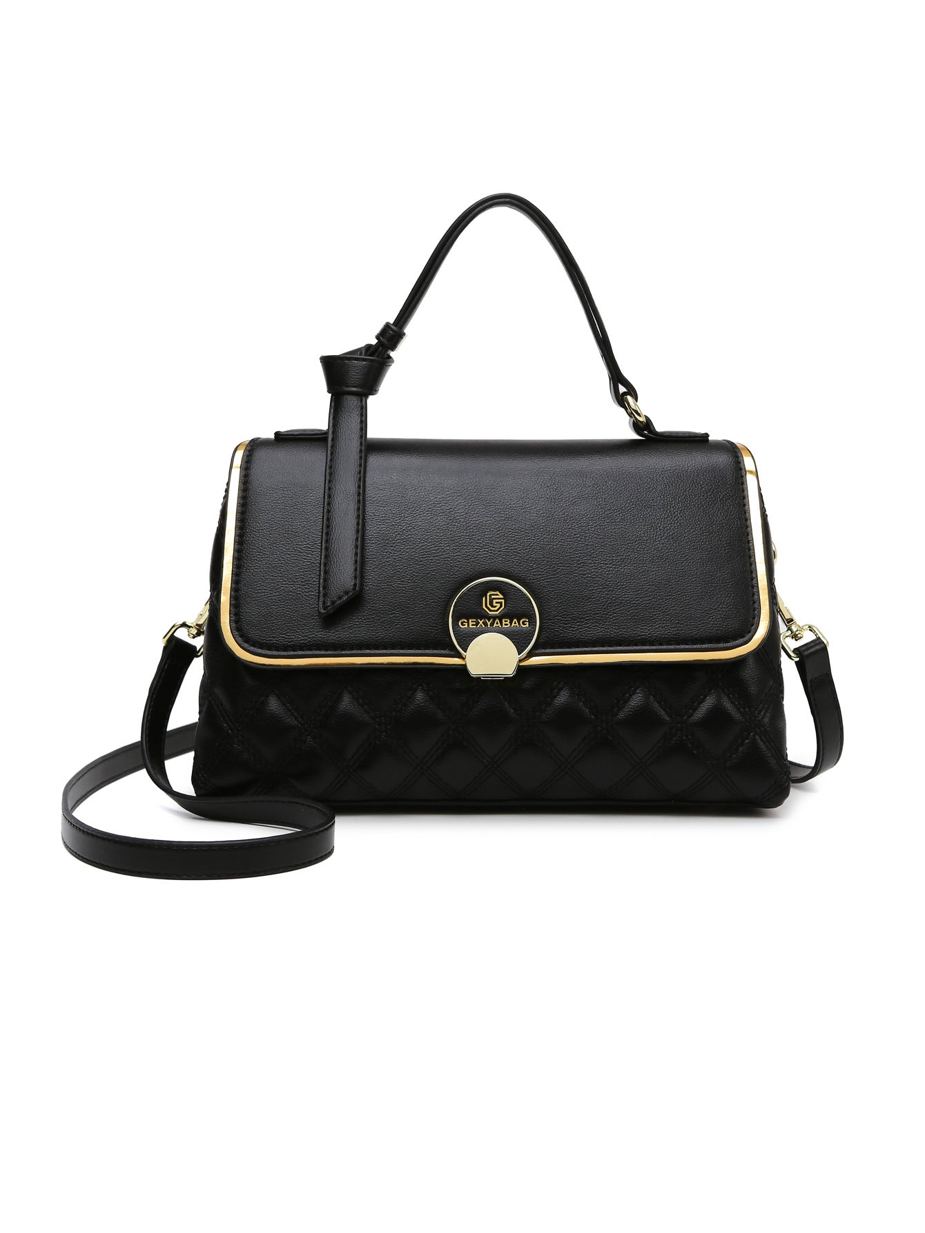 Women's High-grade Large Capacity Rhombus Spring Wild Bags