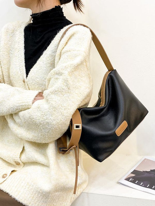 Women's Western Style Large Capacity Soft Underarm Crossbody Bags
