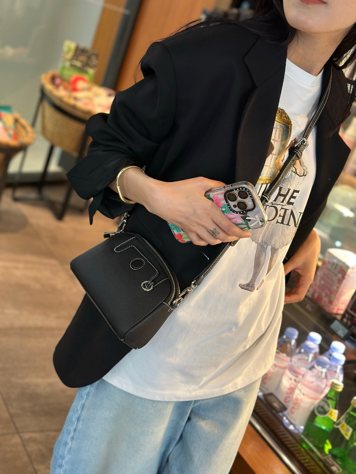 Women's Change Mahjong First Layer Cowhide Single Women's Messenger Bag