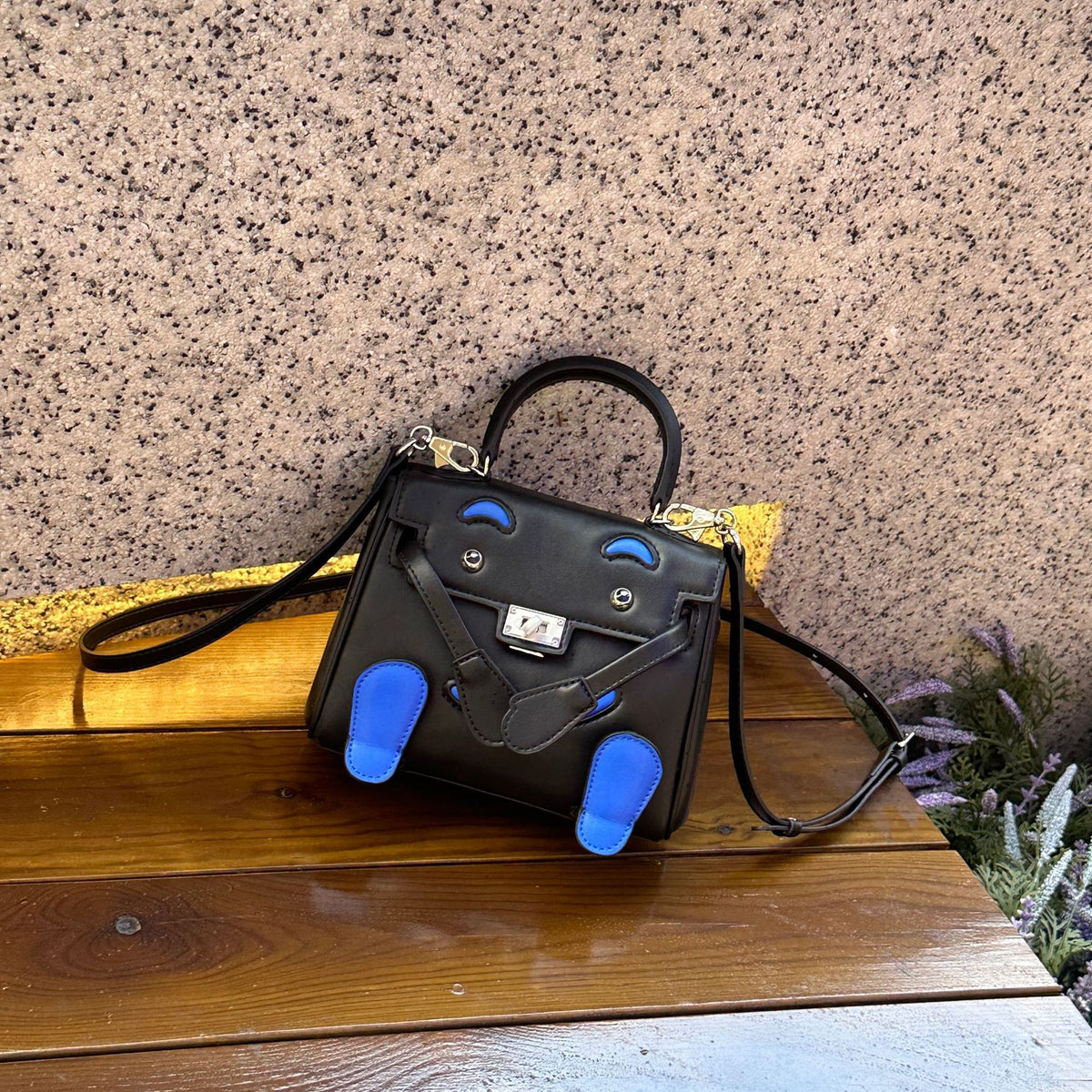 Smiley Face Kelly Portable Crocodile Pattern Bags