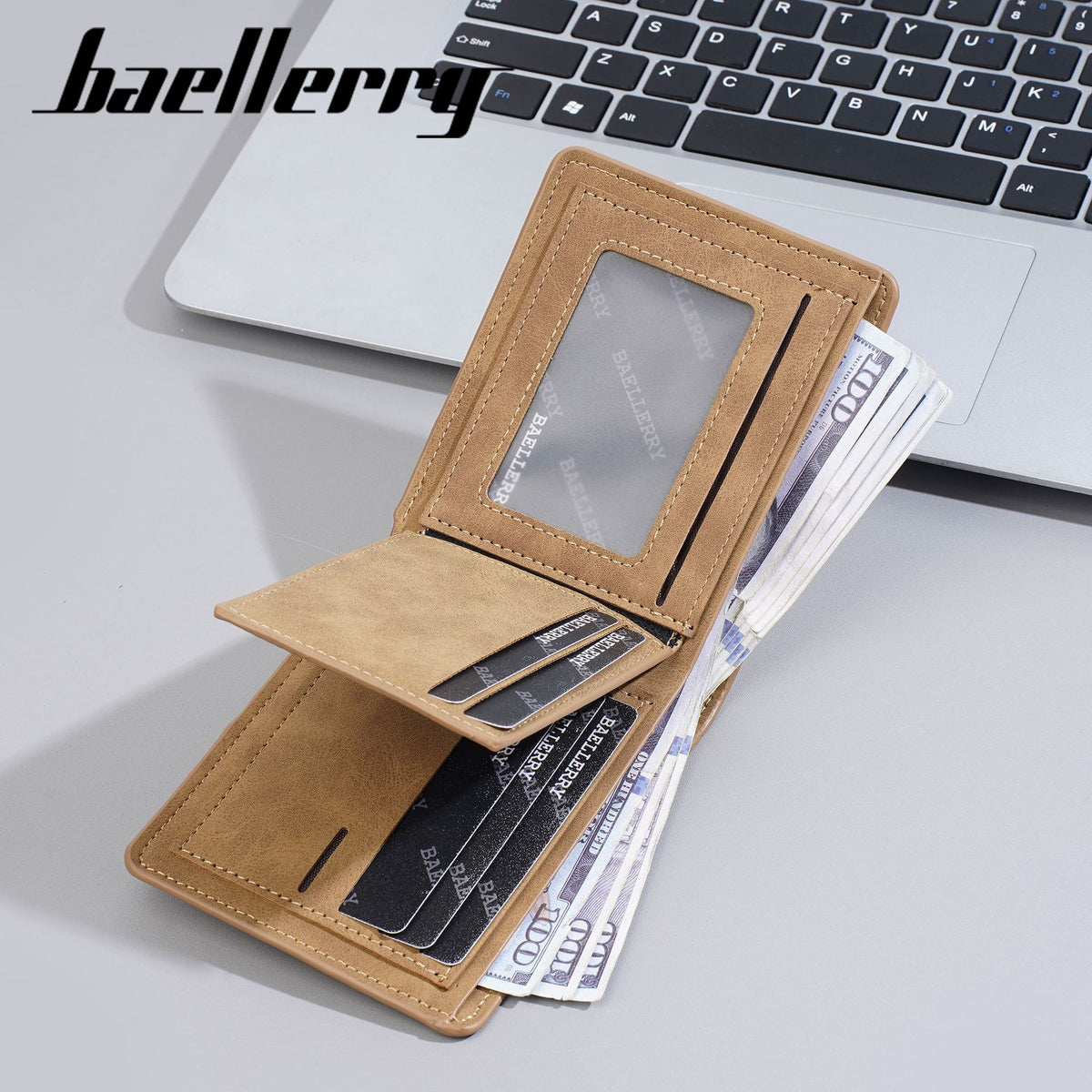 Men's Short Retro Multiple Slots Minimalist Thin High-grade Business Men's Wallet