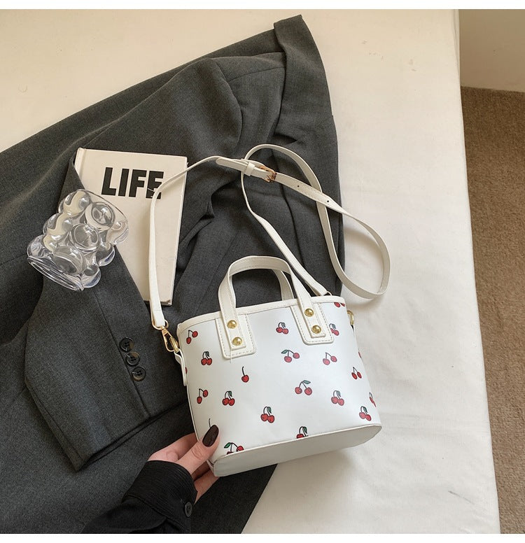 Women's Style Summer Cherry Fashion Large Capacity Bags