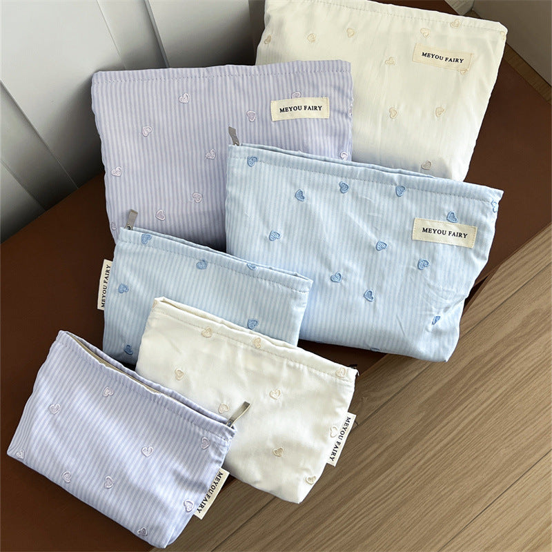Trendy Comfortable Fresh Portable Buggy Insert Makeup Bag