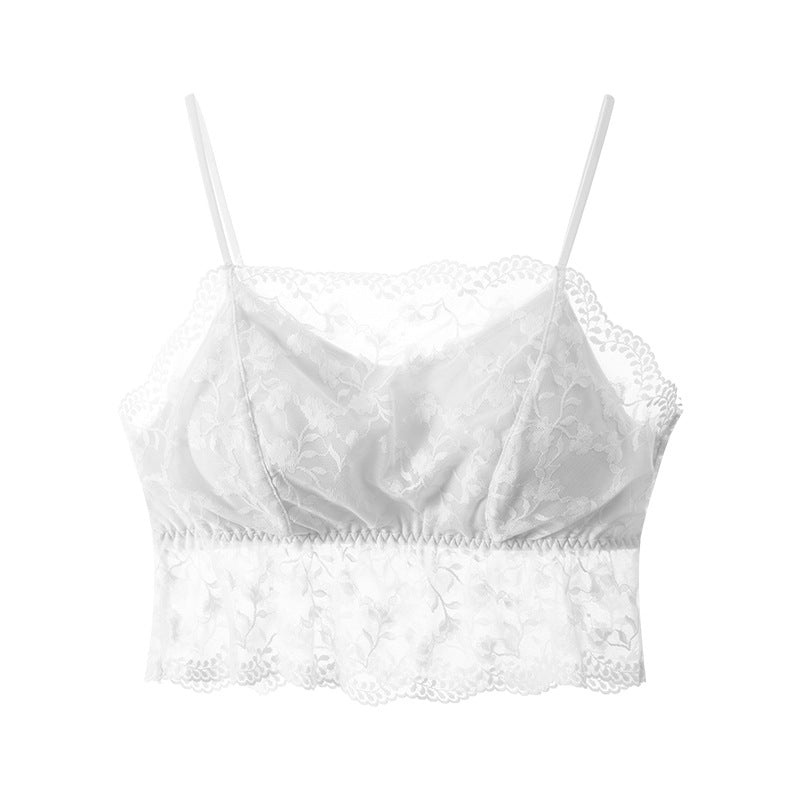 Women's Chest Beauty Back Sling Cup Wrap Tanks Camis