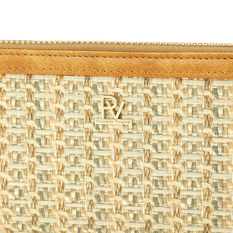 Women's Stitching Multifunctional Clutch Fashion Large Capacity Ladies Wallet