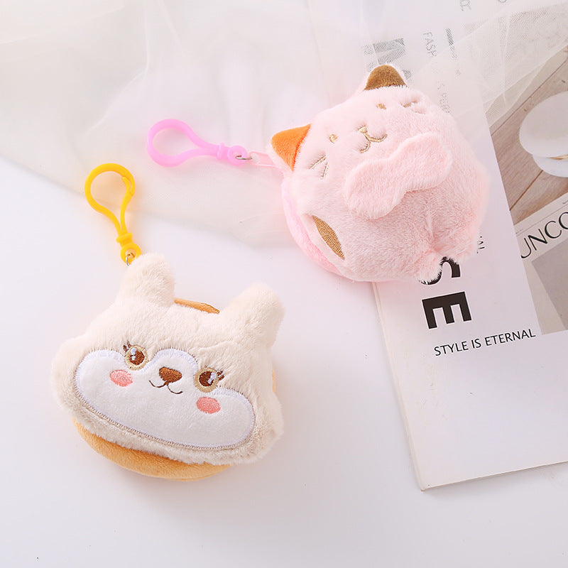 Plush Kirby Cute Pink Zipper Earphone Coin Purses