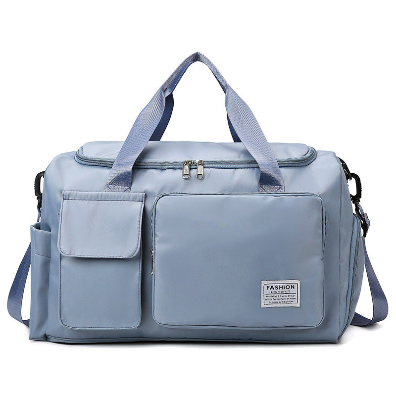 Dry Wet Separation Contrast Color Short Luggage