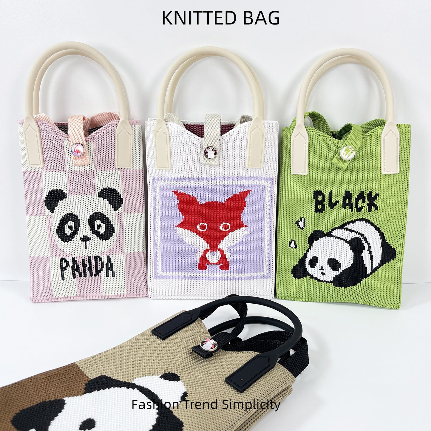 Pretty Knitted Mobile Mason Korean Mini Bags