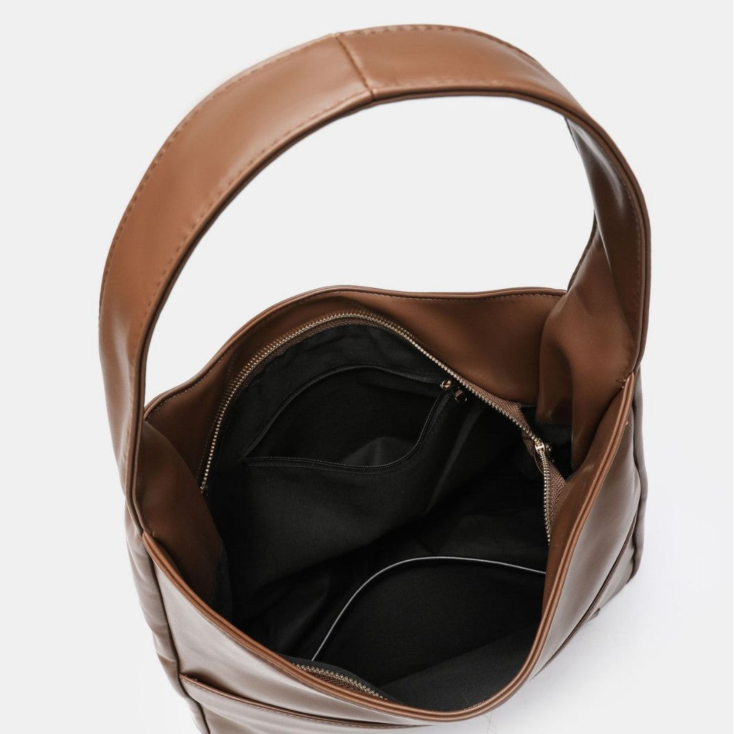 Large Capacity Brown Vintage Simple Fashion Shoulder Bags