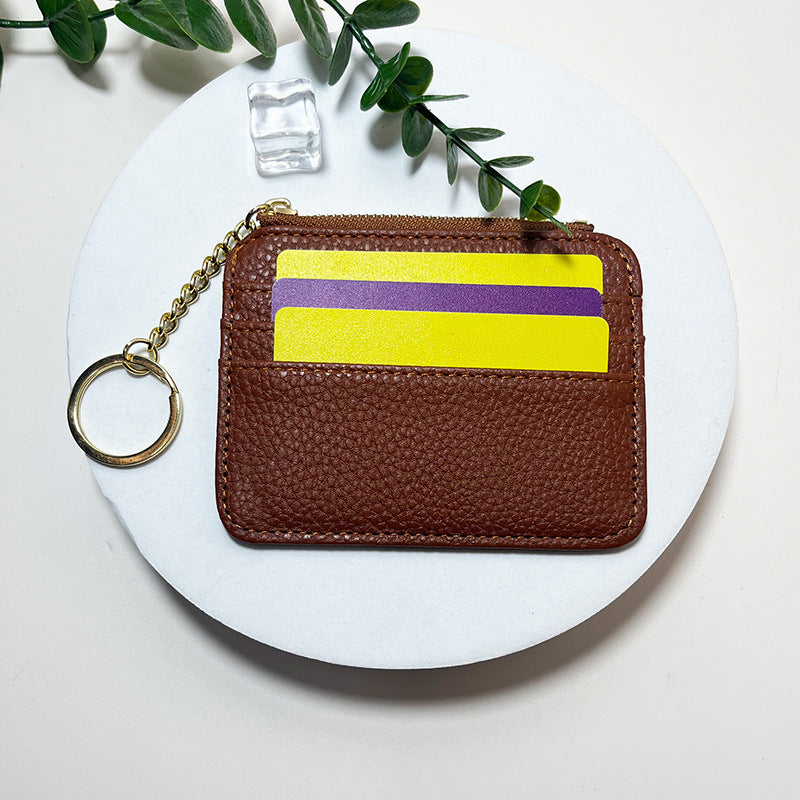 Women's Large Capacity Multiple Slots Exquisite Leather Card Holder