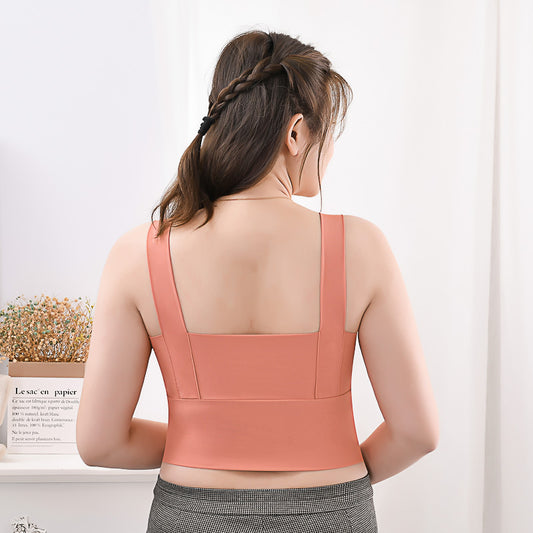 Women's Silk Back Shaping Underwear Tube Top Tanks Camis