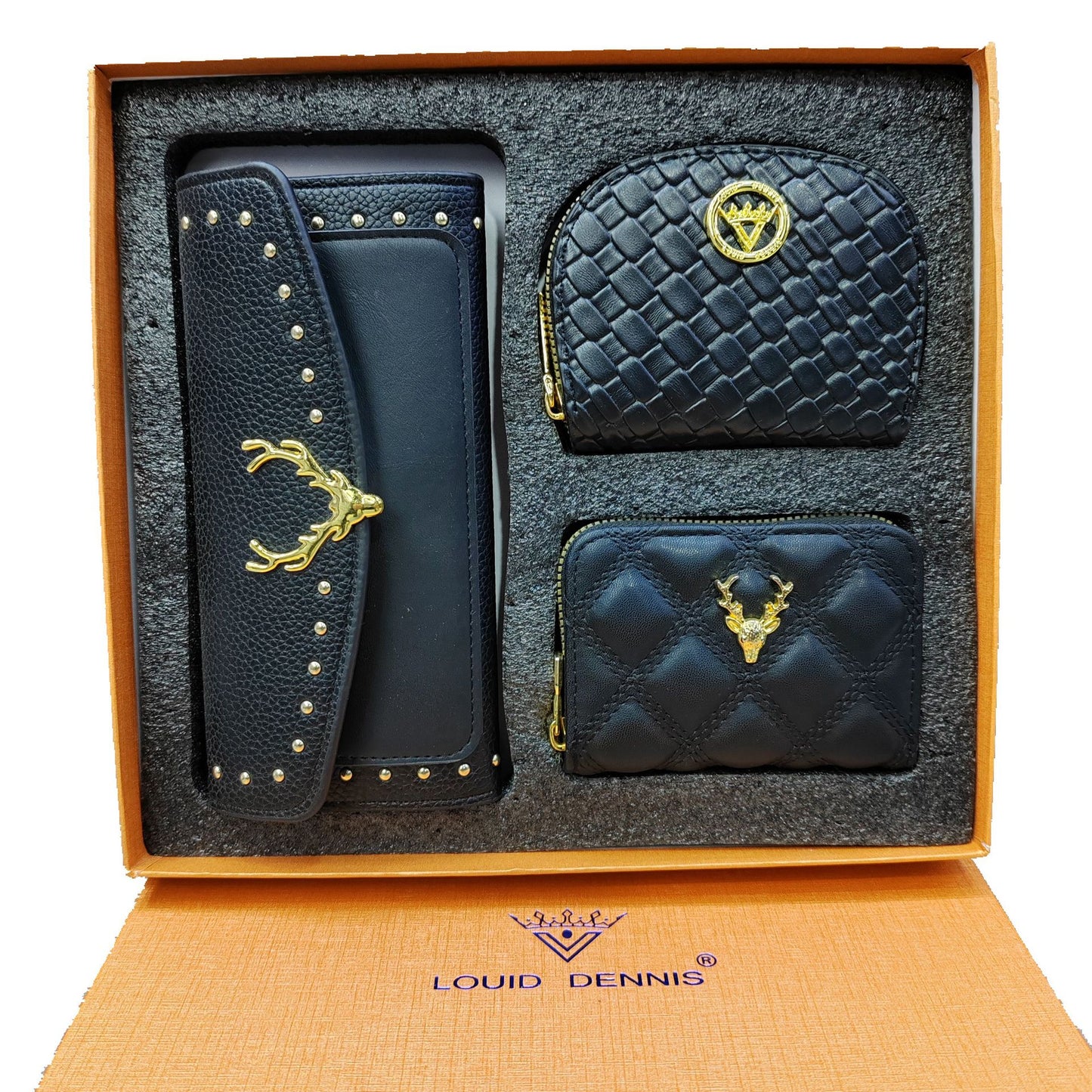 Stylish Pretty Three-piece Gift Box Sets Card Holder