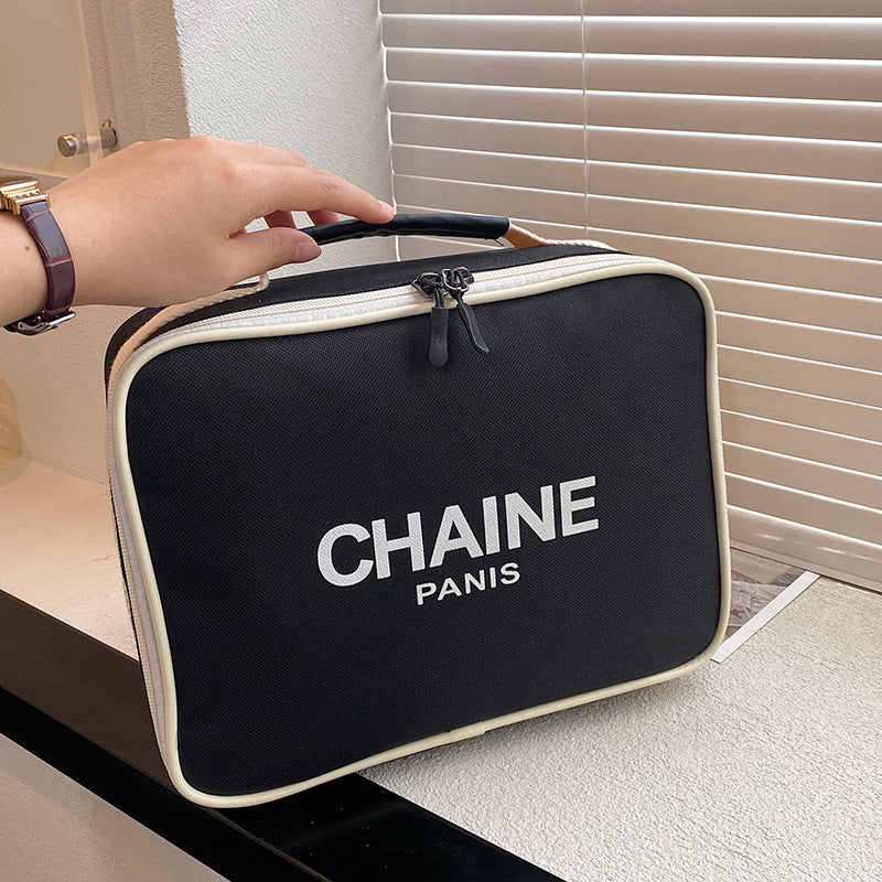 Large Capacity Good-looking Cosmetics Storage Portable Wash Canvas Makeup Bag