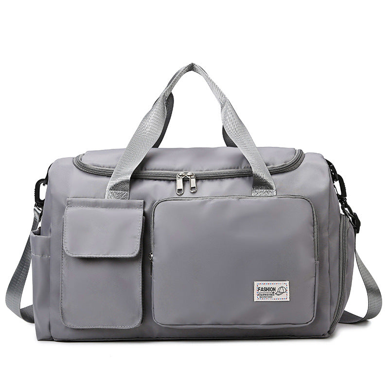 Dry Wet Separation Contrast Color Short Luggage