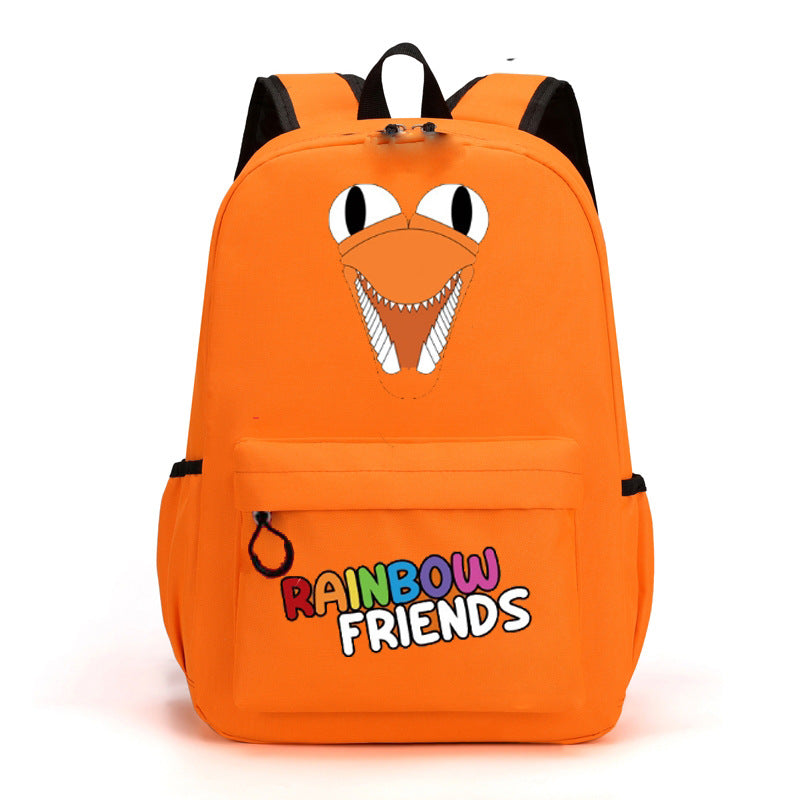 Trendy Rainbow Friends Game Modeling Cartoon Backpacks