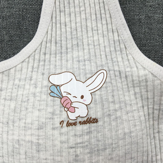 Children's High Junior School Elementary Threaded Cotton Bras