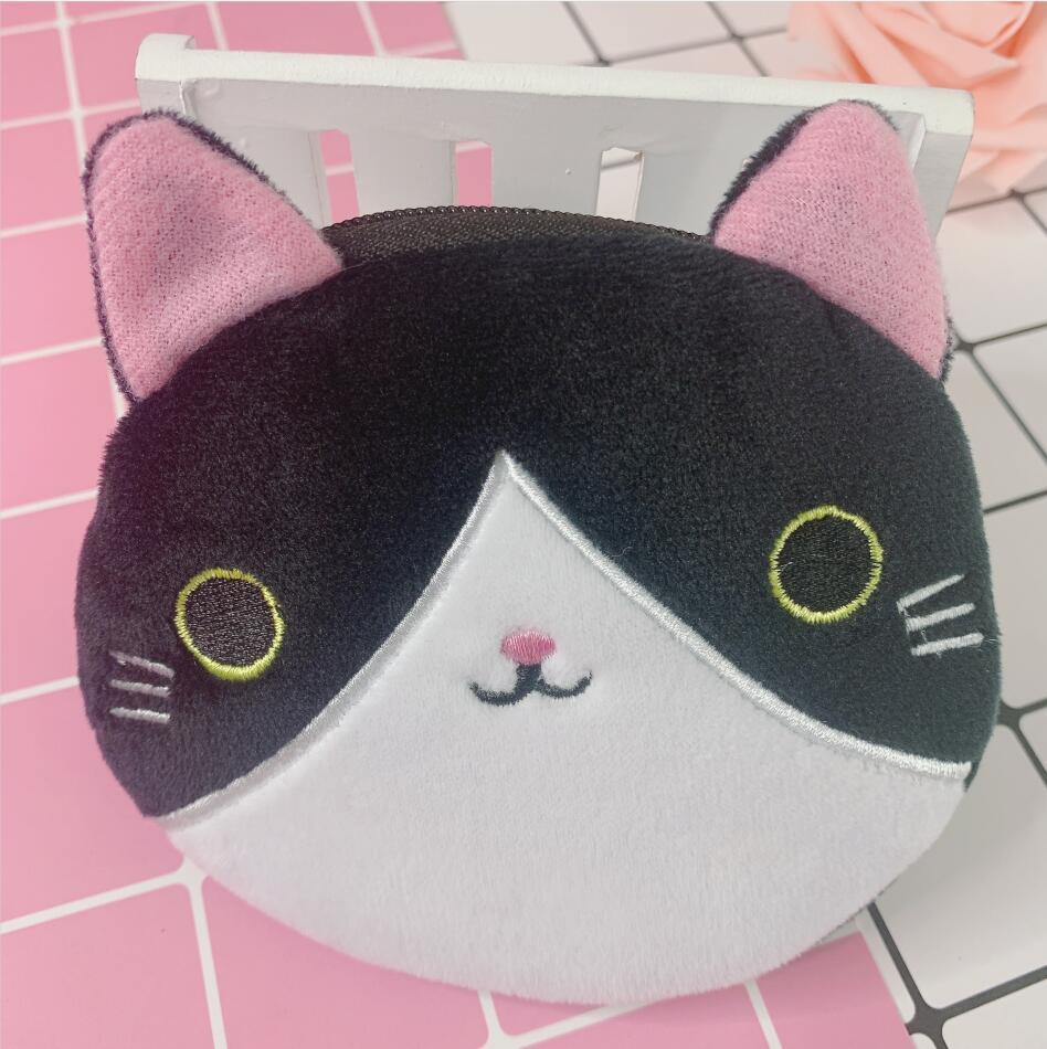 Korean Cartoon Heart Portable Mini Plush Coin Purses