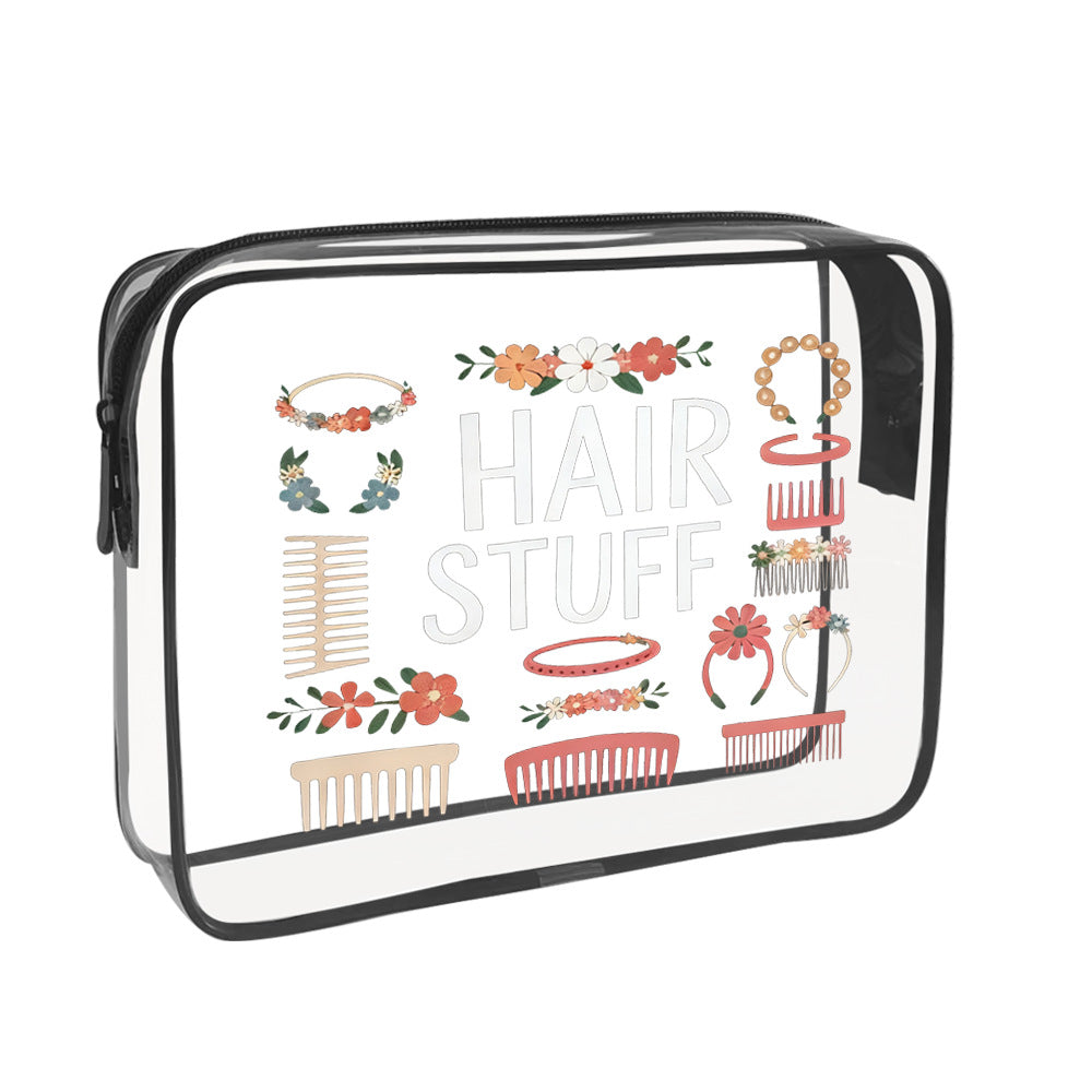 Cartoon Transparent Buggy Holiday Gift Party Makeup Bag