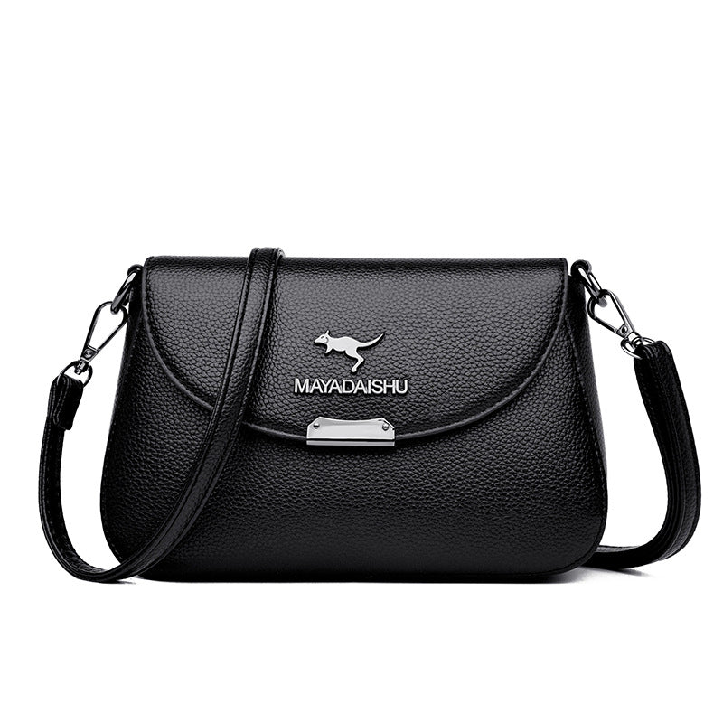 Women's Soft Leather Fashion Large Capacity Mom Bags