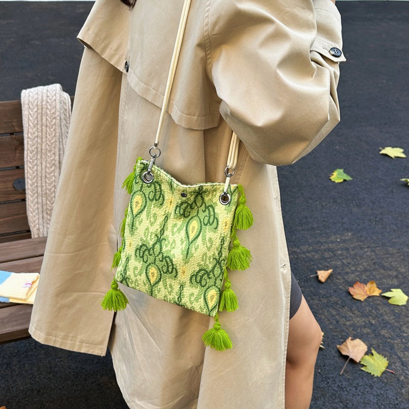 Aides Pattern Mobile Element Personality Art Ethnic Women's Messenger Bag