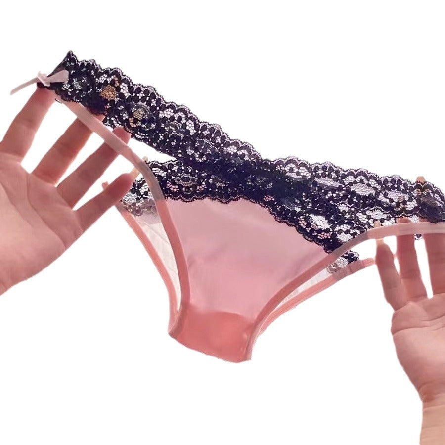 Women's Forever Hot Rose Pink Sexy Lace Underwear Panties
