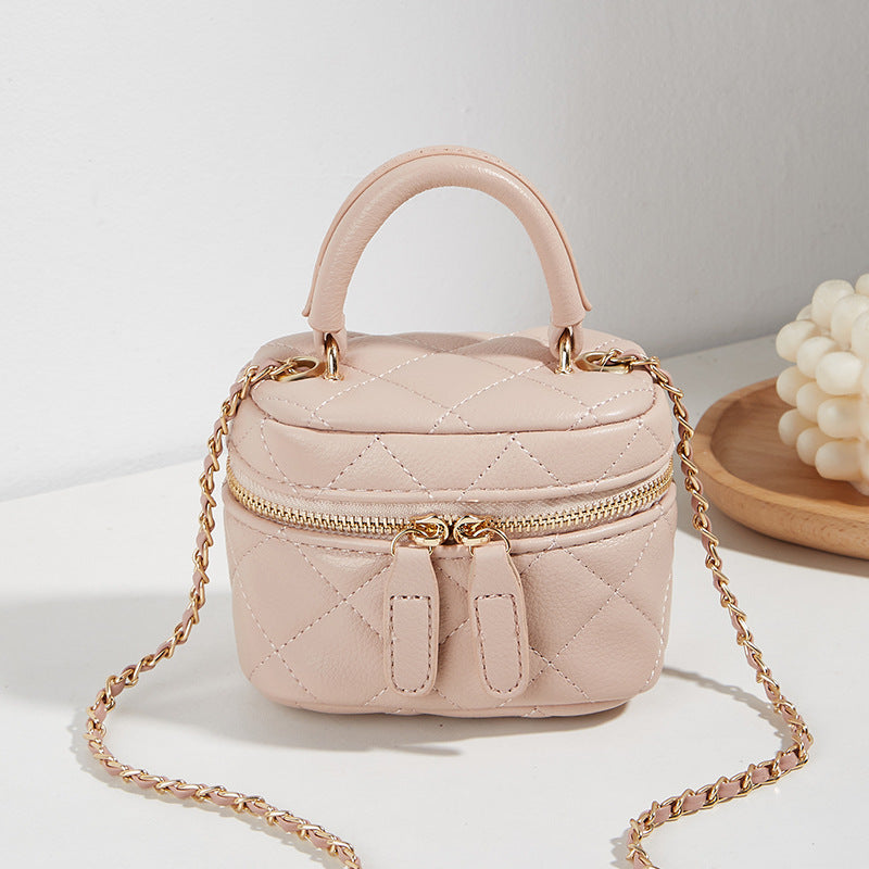 Women's Fashion Portable Mini Diamond Style Chain Crossbody Bags