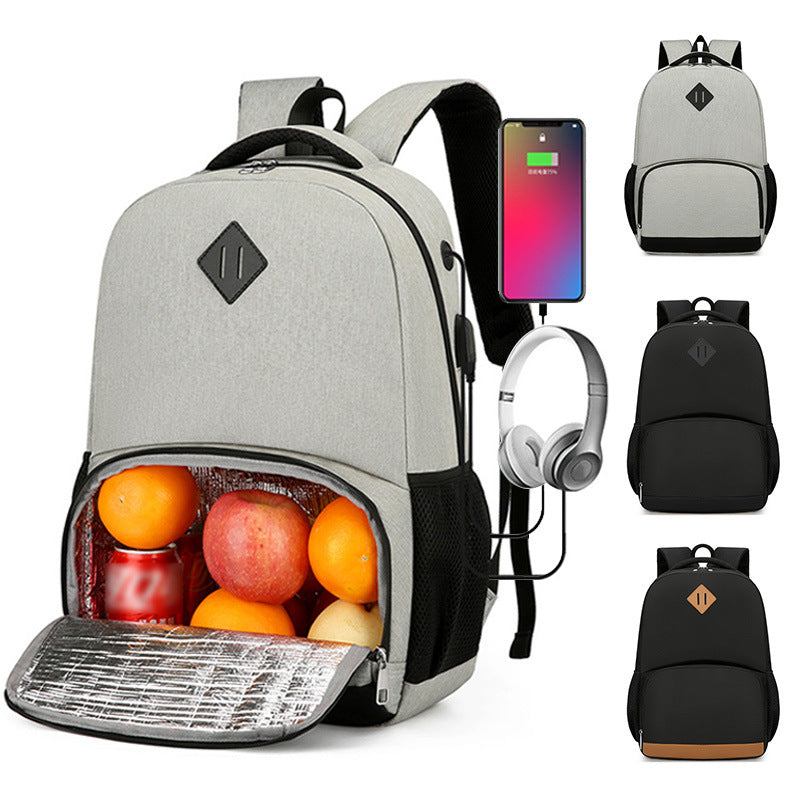 Men's Computer Business Ice Lunch Thermal Backpacks