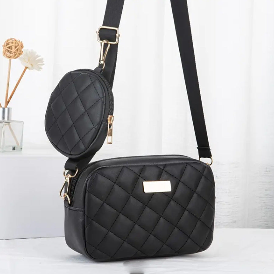 Women's Luxury Minority Fashion Two-piece Suit Simple Commute Women's Messenger Bag