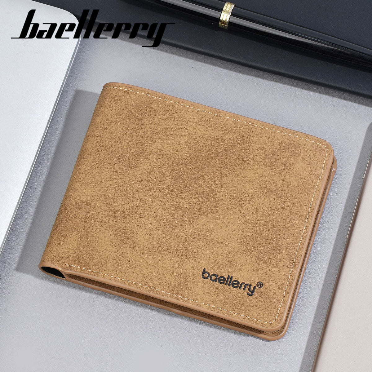 Men's Short Retro Multiple Slots Minimalist Thin High-grade Business Men's Wallet