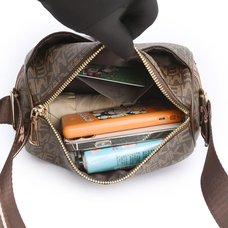 Kangaroo Female Mother Pillow Broadband Soft Leather Women's Messenger Bag