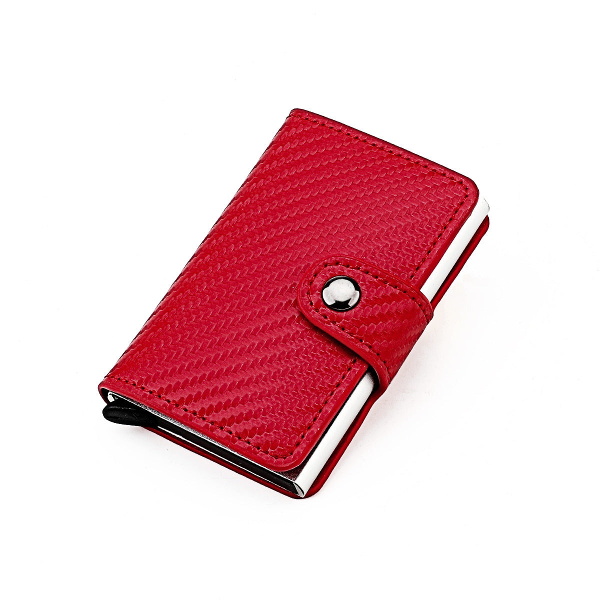 Men's Box Shielded Swiping Slim Credit Alloy Card Holder